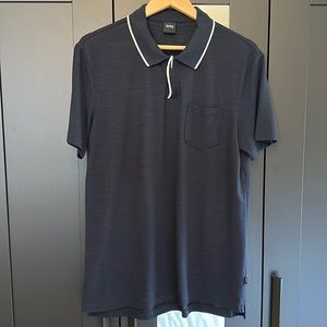 Men’s Hugo Boss linen polo